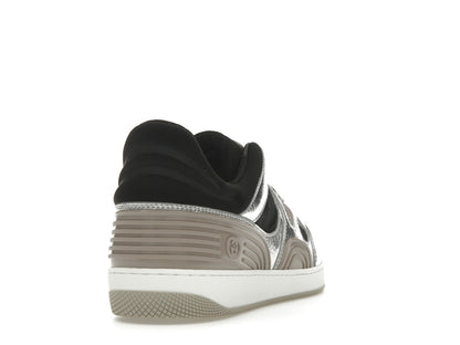 Gucci Basket Low Silver Black