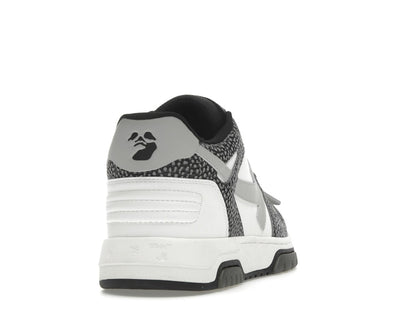 OFF-WHITE Out Of Office OOO Low Tops Black Grey with Dots