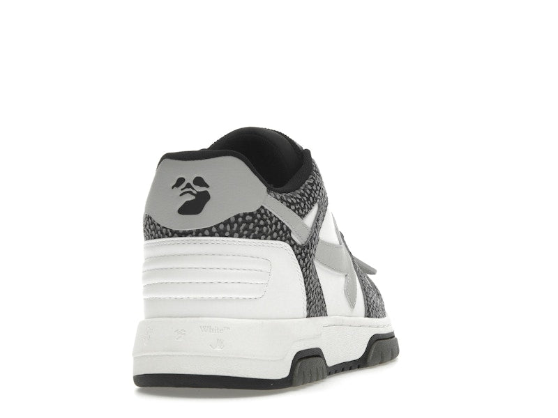 OFF-WHITE Out Of Office OOO Low Tops Black Grey with Dots