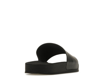 OFF-WHITE Pool Slides Black White (Women's) (SS22)