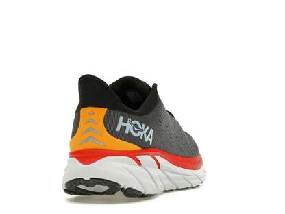 Hoka One One Clifton 8 Anthracite Castlerock Red