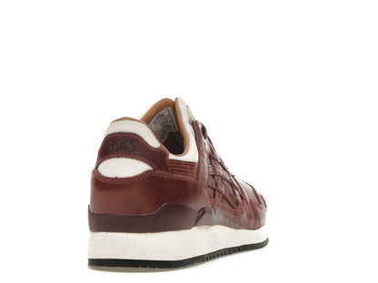 ASICS Gel-Lyte III Packer Shoes x J. Crew Oxblood Leather