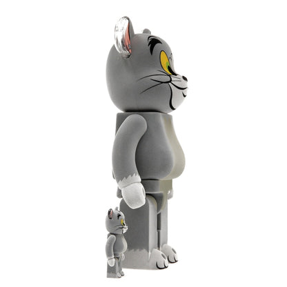 Bearbrick Tom and Jerry: Tom Flocky 100% & 400% Set