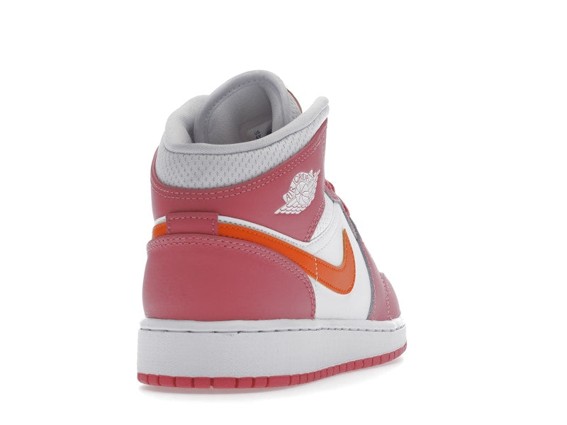 Jordan 1 Mid Pinksicle Safety Orange (GS)