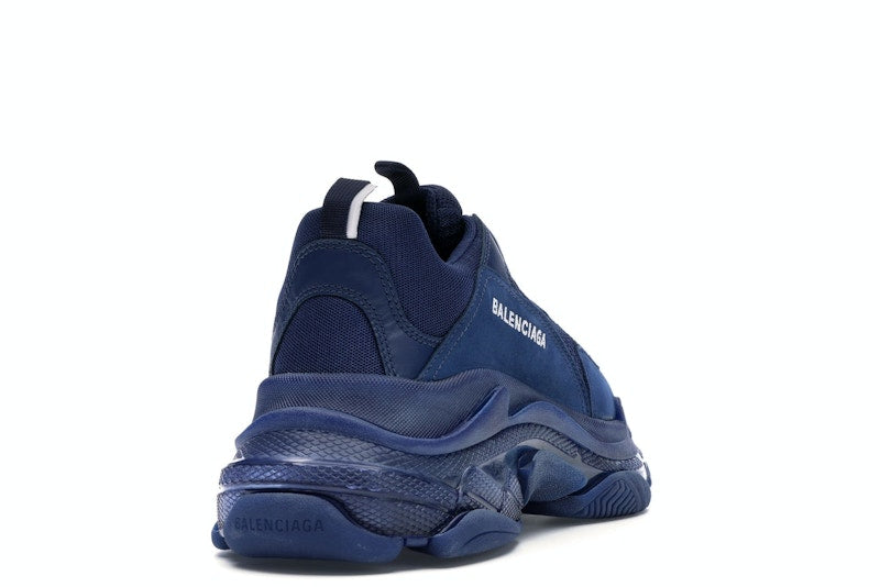 Balenciaga Triple S Clear Sole Navy