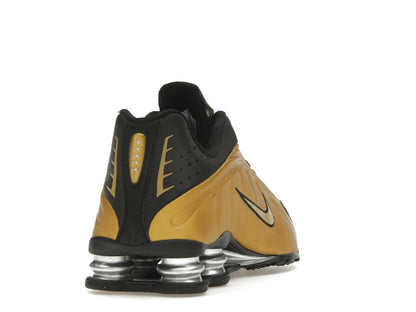 Nike Shox R4 Black Metallic Gold (Women's)