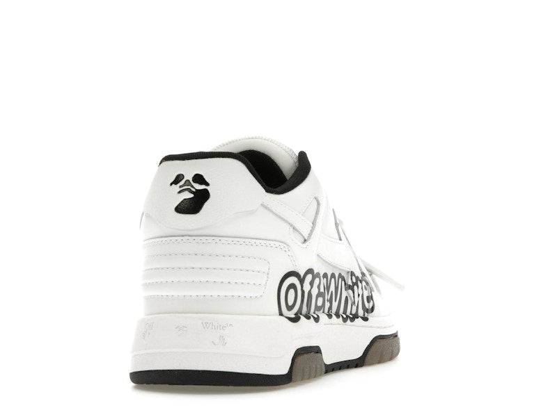 OFF-WHITE Out Of Office OOO Low Tops "Off-White" White Black