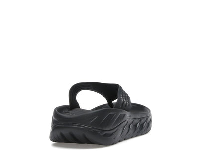 Hoka One One Ora Recovery Flip Black Dark Gull Grey