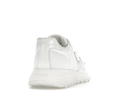 Prada PRAX 01 Sneakers Re-Nylon Brushed Leather White White