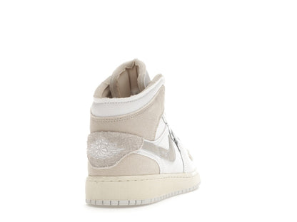 Jordan 1 Mid SE Craft Inside Out Tech Grey (GS)
