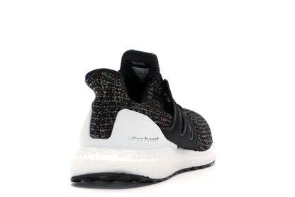 adidas Ultra Boost 4.0 Black Multi-Color White Heel Cage