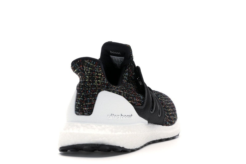 adidas Ultra Boost 4.0 Black Multi-Color White Heel Cage