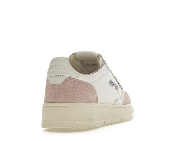 Autry Medalist Leather Low White Powder (Women's)