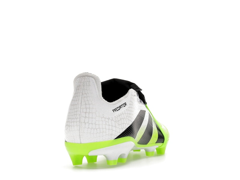 adidas Predator League Fold-Over Tongue FG/MG Cloud White Core Black Lucid Lemon