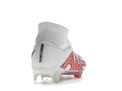 Nike Zoom Mercurial Superfly 9 Elite FG White Bright Crimson