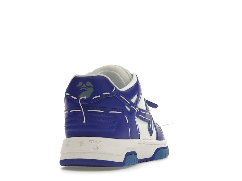 OFF-WHITE Out Of Office Sartorial Stitching White Dark Blue (Women's)