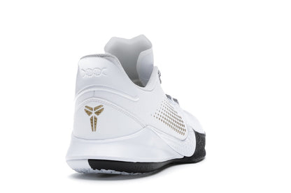 Nike Mamba Fury White Metallic Gold