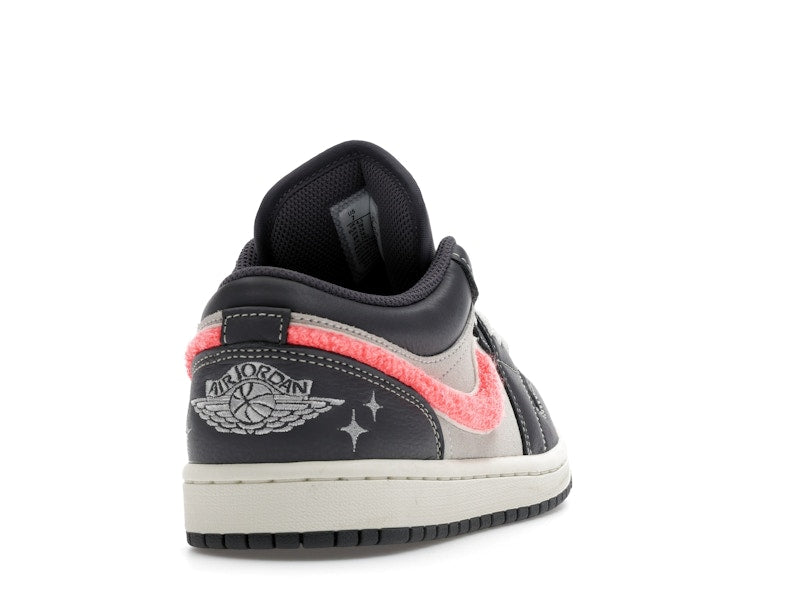 Jordan 1 Low Light Graphite Hot Punch (Women's)