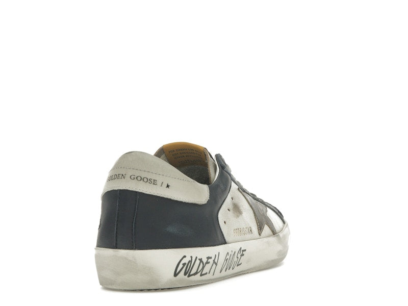 Golden Goose Super Star White Dark Blue Gun Metal