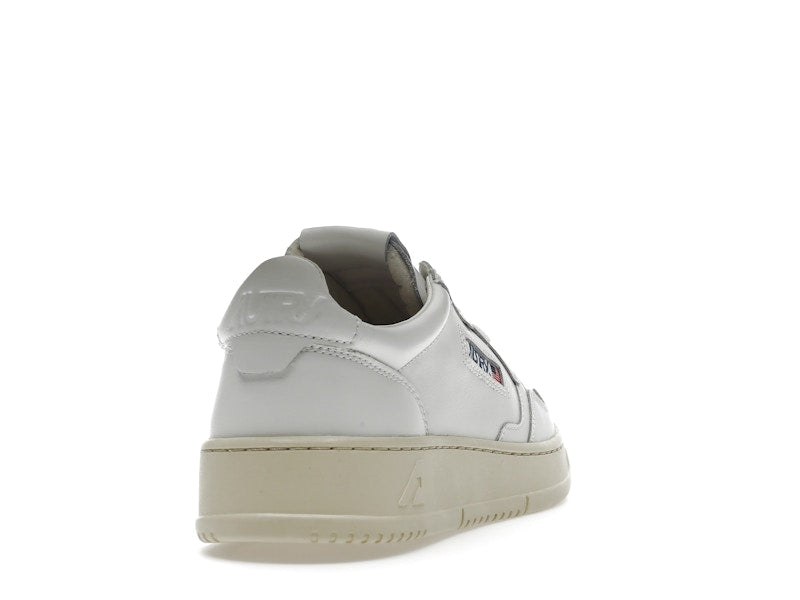 Autry Medalist Leather Low White
