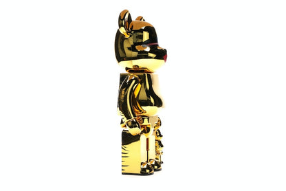 Bearbrick x Tyga x Hajime Sorayama 100% & 400% Set Gold