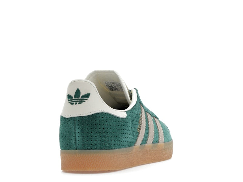 adidas Gazelle Collegiate Green Wonder Beige Gold Metallic