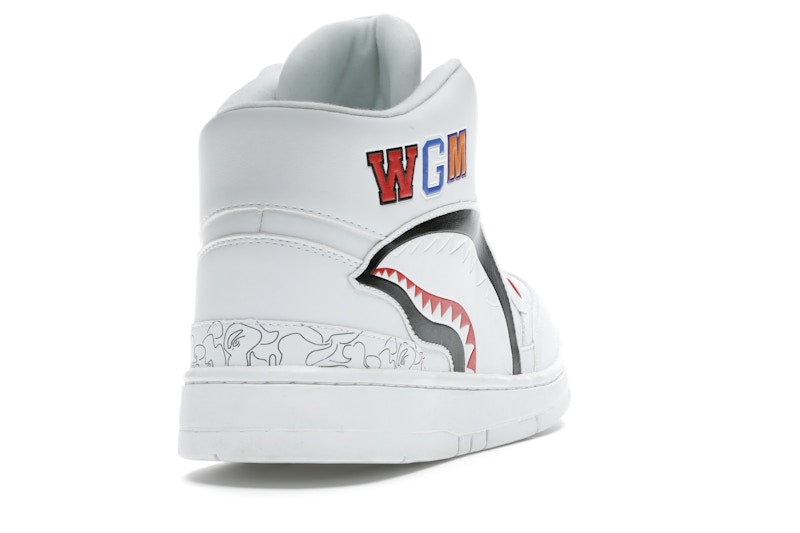 A Bathing Ape Cloud Sta Shark White