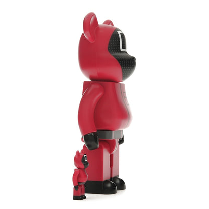 Bearbrick x Squid Game Guard (Square) 100% & 400% Set