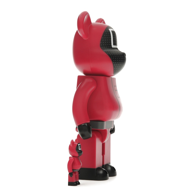 Bearbrick x Squid Game Guard (Square) 100% & 400% Set