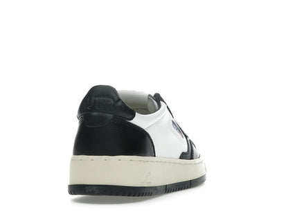 Autry Medalist Leather Low White Black (Women's)
