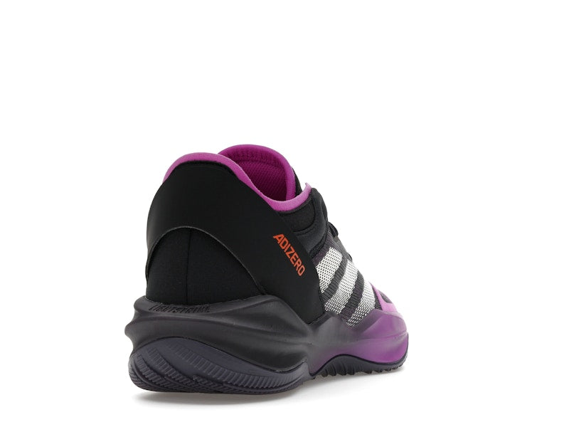 adidas Adizero Select 2.0 Low Core Black Purple Burst Aurora Black