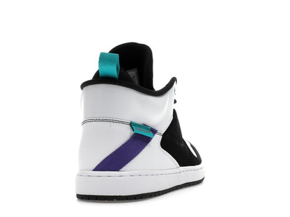 Jordan Fadeaway Black White Grape