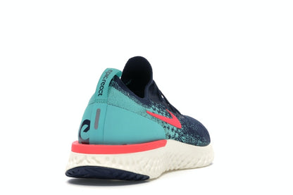 Nike Epic React Flyknit College Navy Hyper Jade