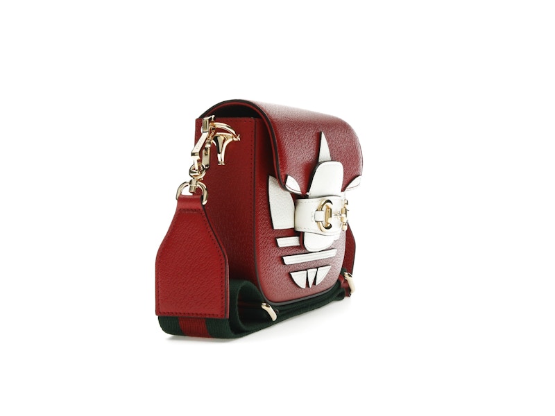Gucci x adidas Horsebit 1955 Shoulder Bag Red