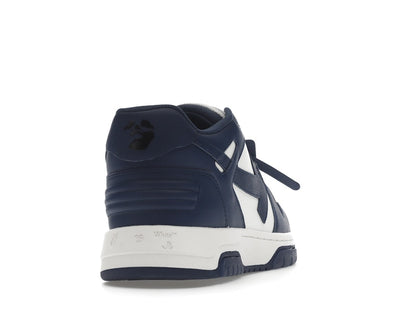 OFF-WHITE Out Of Office "OOO" Low Tops Dark Blue White