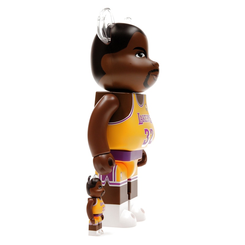 Bearbrick NBA Magic Johnson (Los Angeles Lakers) 100% & 400% Set