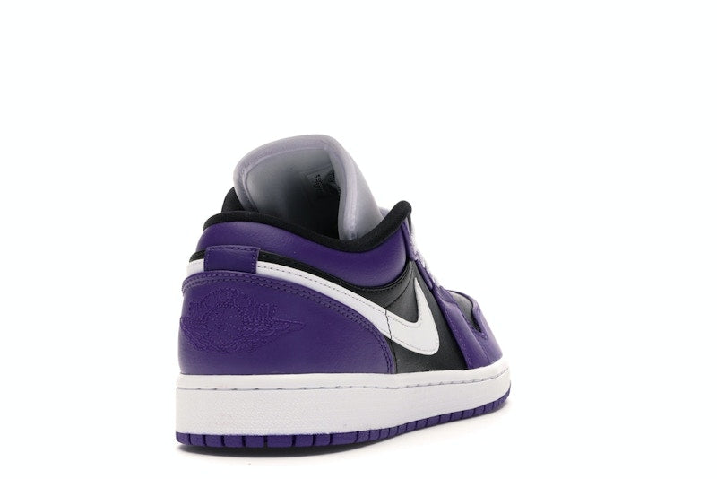 Jordan 1 Low Court Purple Black