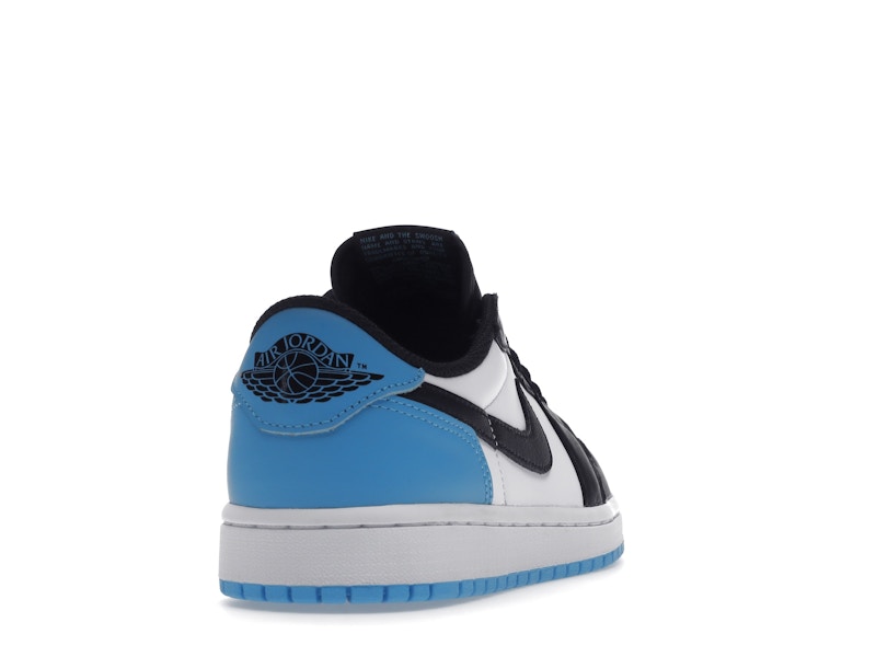 Jordan 1 Retro Low OG Black Dark Powder Blue (Women's)