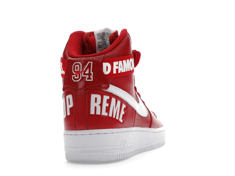 Nike Air Force 1 High Supreme World Famous Red