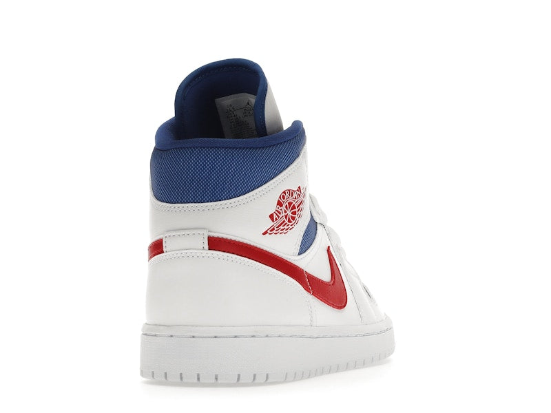 Jordan 1 Mid White Red Royal (Women's)