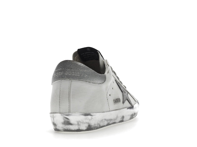Golden Goose Super-Star White Silver Sparkle (Women's)