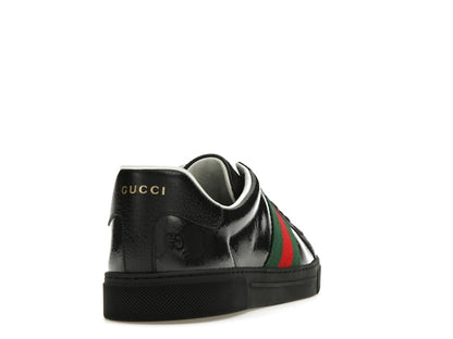 Gucci Ace GG Crystal Canvas Black