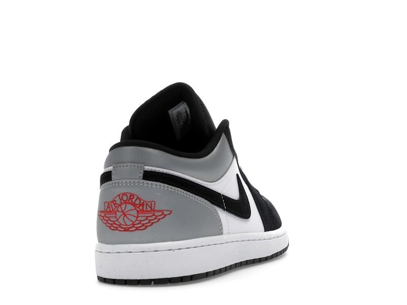 Jordan 1 Low SE White Fire Red Black Matte Silver