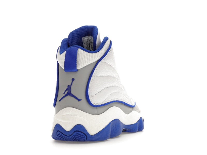 Jordan Pro Strong White Royal Grey