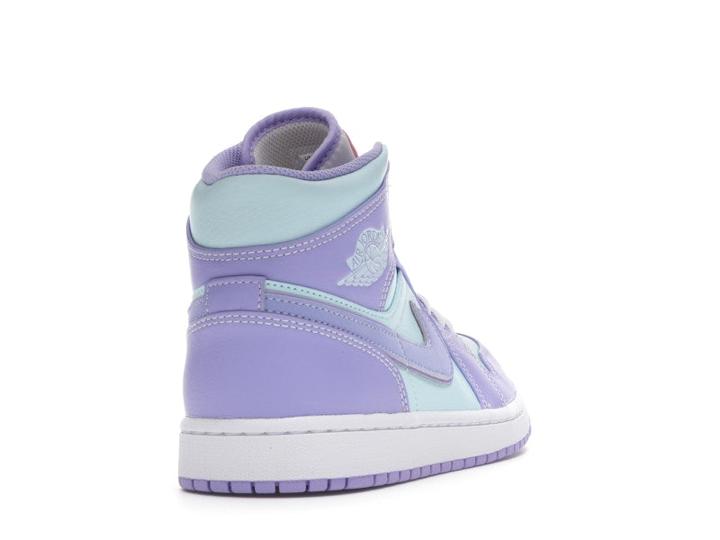 Jordan 1 Mid Purple Aqua