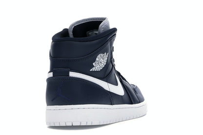 Jordan 1 Retro Mid Obsidian White