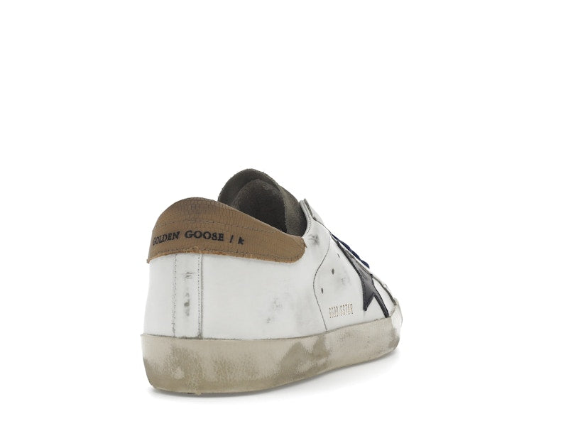 Golden Goose Super-Star Suede Toe White Taupe Royal Blue Black