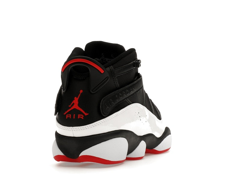 Jordan 6 Rings Black White Varsity Red