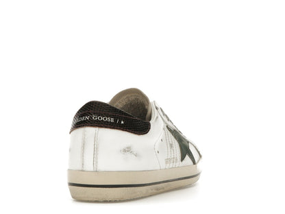 Golden Goose Super-Star White Seedpearl Green