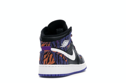 Jordan 1 Mid Multi-Color Tiger Stripe (GS)